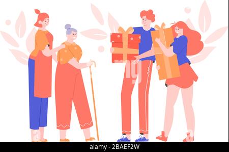 Muttertag. Feier Stock Vektor