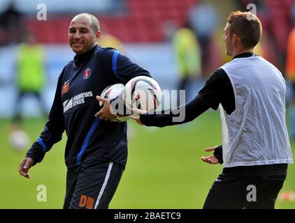 DamianMatthew, der erste Teamtrainer von Charlton Athletic Stockfoto
