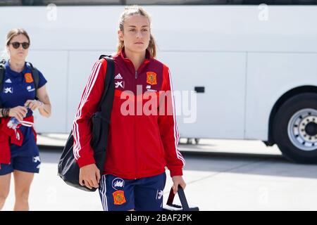 ORLANDO. USA. 05. MÄRZ: Alexia Putellas aus Spanien kommt im Rahmen des Internationalen freundschaftlichen Fußballspiels um SheBelieves Cup Frauen 2020 zwischen Spanien Frauen und Japan Frauen im Exploria Stadium in Orlando, USA, ins Stadion. ***keine kommerzielle Nutzung*** (Foto von Daniela Porcelli/SPP) Stockfoto