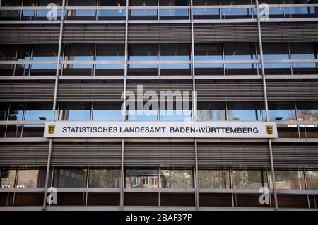 27. März 2020, Baden-Württemberg, Stuttgart: Statistisches Landesamt Baden-Württemberg, Foto: Marijan Murat / dpa Stockfoto