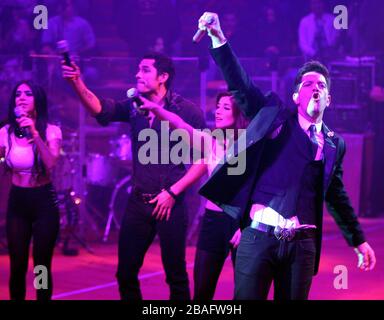 Yahir Othón Parra Durante su Concierto en El Palenque de la Feria de Leon Guanajuato el 16 de Enero del 2014.. (* Foto: TiradorTercero/NortePhoto*) Stockfoto