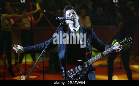 Yahir Othón Parra Durante su Concierto en El Palenque de la Feria de Leon Guanajuato el 16 de Enero del 2014.. (* Foto: TiradorTercero/NortePhoto*) Stockfoto