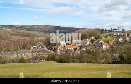 Das Dorf Grosmont in North Yorkshire, England, Großbritannien Stockfoto