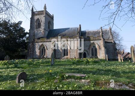 East Tisted Parish Church of Saint James, East Tisted, Hampshire, England, Großbritannien Stockfoto