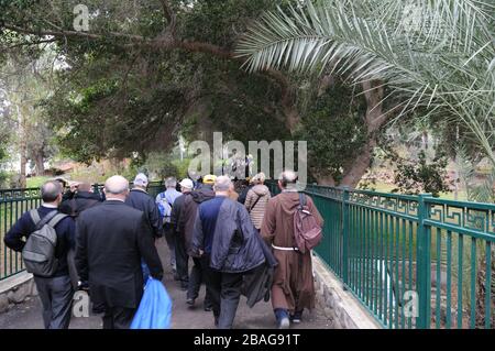 Tabgha - Kirche des Vorrangs des Heiligen Peter Mensa Christi, Israel Stockfoto