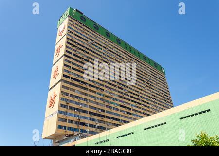 People's Park Apartment Complex, EU Tong Sen Street, Chinatown, Republik Singapur Stockfoto