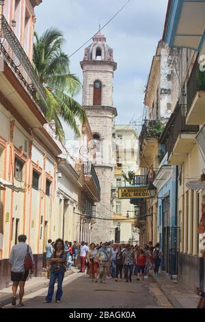 Hemingways berühmter Haunt La Bodeguita del Medio, Havanna, Kuba Stockfoto