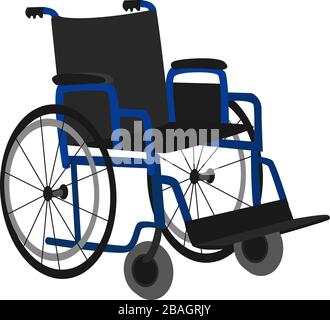 Deaktivierter Schlitten, Abbildung, Vektor auf weißem Hintergrund Stock Vektor