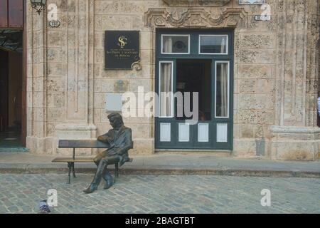 Straßenkünstler in Havanna Vieja, Havanna, Kuba Stockfoto