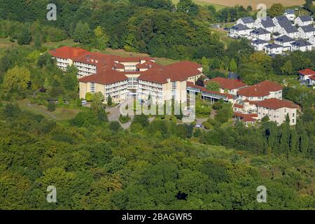 HELIOS Klinik Hattingen-Holthausen, 05.09.2013, Luftbild, Deutschland, Nordrhein-Westfalen, Ruhrgebiet, Hattingen Stockfoto