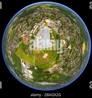 college Mont-Cenis in Herne, 02.07.2011, Luftbild, Deutschland, Nordrhein-Westfalen, Ruhrgebiet, Herne Stockfoto