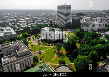 Columbia South Carolina SC ist das Haus- und Kapitolgebäude und die Hauptstadt des Staates Stockfoto