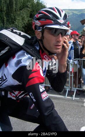 Bobby Julich vom Team CSC während der Tour de France 2005, Etape 11 Radrennen, Courchevel - Briançon (192 km) am 11. JULI 2005 in Courchevel, Frankreich - Photo Laurent Lairys/DPPI Stockfoto