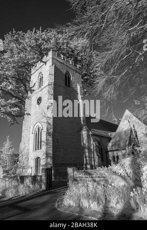 Die angelsächsische St Margaret's Church (Cofe) in Whitnash, Leamington Spa, Großbritannien Stockfoto