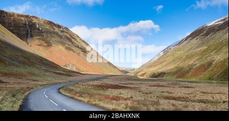 Moffat Dale im späten Winter, Dumfries & Galloway, Schottland Stockfoto