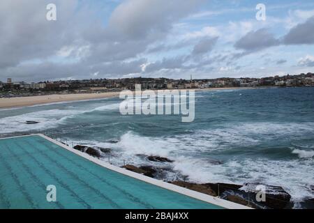 Berühmter Bondi Beach in Sydney, Australien Stockfoto