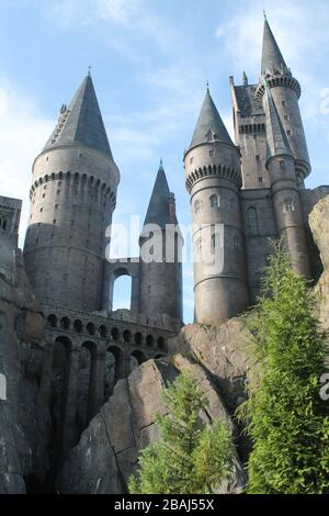 Schloss im Universal Orlando Park Stockfoto