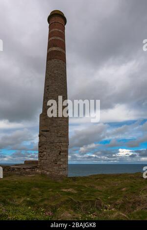 Levant Mine, UNESCO-Weltkulturerbe, Penwith Peninsula, Cornwall, Großbritannien Stockfoto