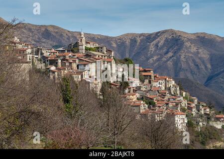 Triora. Altes Dorf in Ligurien Italien Stockfoto