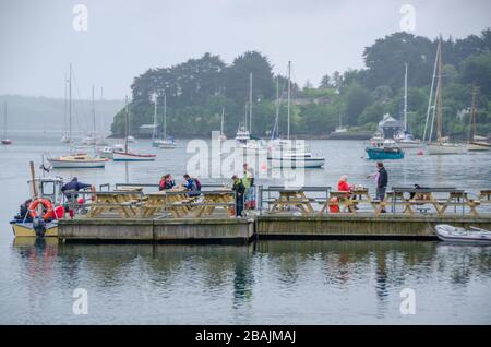 Das Pandora Inn in Mylor, Falmouth in Cornwall, England, Großbritannien Stockfoto