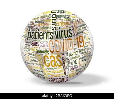 Coronavirus (Covid-19) - Français Stockfoto