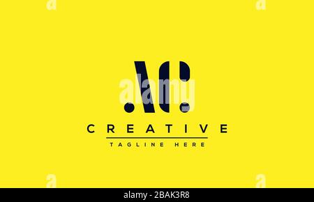 Moderne Buchstaben AC, A&C Logo Design Template Vector. Stock Vektor