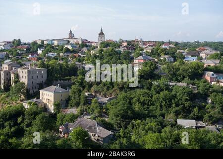 Antike Stadt Kamianets-Podilskyi, Region Podillia, Westukraine Stockfoto