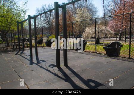 New York City während der Coronavirus-Pandemie im März 2020. Stockfoto