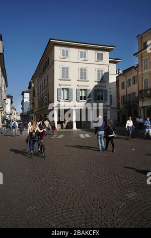 Piazza del Duomo, Crema, Lombardei, Italien, Europa Stockfoto