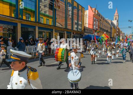 Fiesta in Cochabamba, Department Cochabamba, Eastern Andes, Bolivien, Lateinamerika Stockfoto