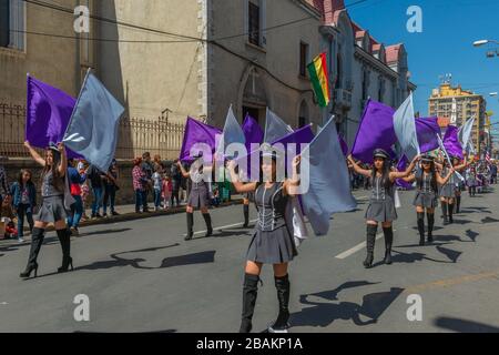 Fiesta in Cochabamba, Department Cochabamba, Eastern Andes, Bolivien, Lateinamerika Stockfoto