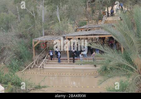 Website Zur Taufe - Quaser El-Yahud (Kasser-Al-Yahud), Israel Stockfoto