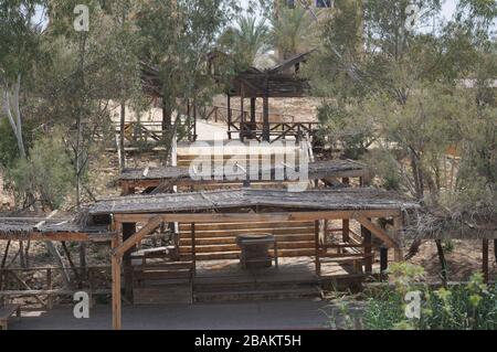 Website Zur Taufe - Quaser El-Yahud (Kasser-Al-Yahud), Israel Stockfoto