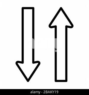 Zwei-Wege-Symbol Stock Vektor