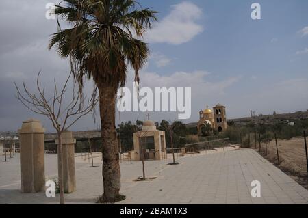 Website Zur Taufe - Quaser El-Yahud (Kasser-Al-Yahud), Israel Stockfoto