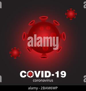Abbildung: COVID 19 - Coronavirus - Vektor Stock Vektor
