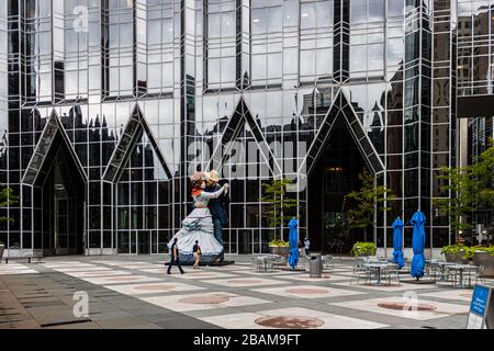 Seward Johnson Sculpture PPG Place Pittsburgh 2014 Stockfoto