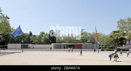 Barcelona-Pavillon Stockfoto