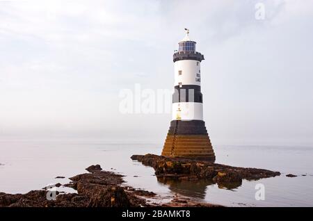 Penmon Lighthouse, Anglesey, Wales Stockfoto