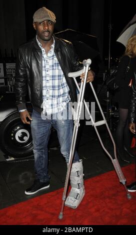 London, Großbritannien. April 2010. LONDON, ENGLAND - 1. MAI: IDRIS ELBA besucht eine Fotocall für die Absendung der Gumball 3000-Rallye am 1. Mai 2010 in London, England. Personen: IDRIS ELBA Credit: Storms Media Group/Alamy Live News Stockfoto