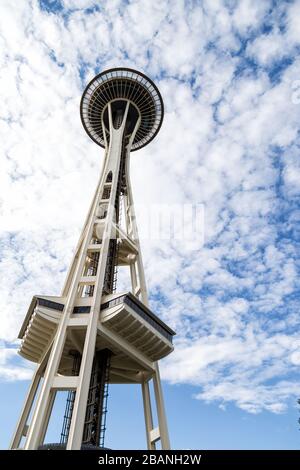 Die Space Needle in Seattle Washington Stockfoto