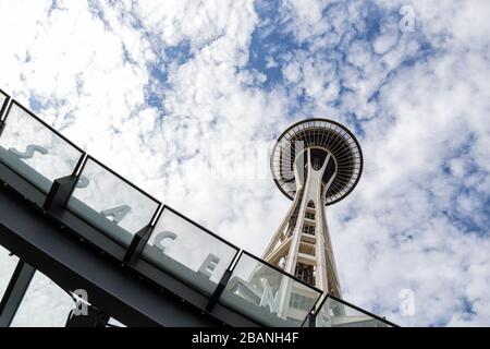 Die Space Needle in Seattle Washington Stockfoto