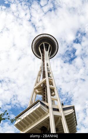 Die Space Needle in Seattle Washington Stockfoto