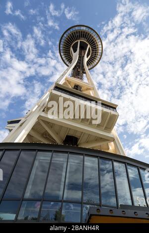 Die Space Needle in Seattle Washington Stockfoto