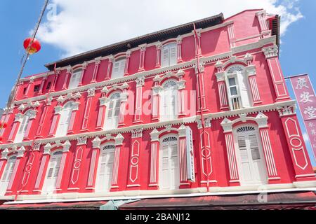 Kolonialshophouses, Smith Street, Chinatown, Central Area, Republik Singapur Stockfoto