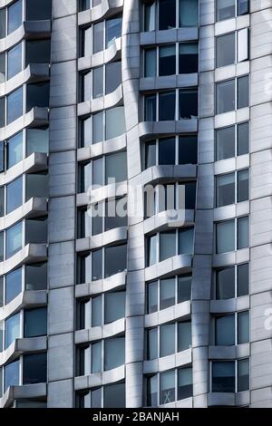 8 Spruce Strret, Frank Gehry entwarf ein Gebäude in New York Stockfoto