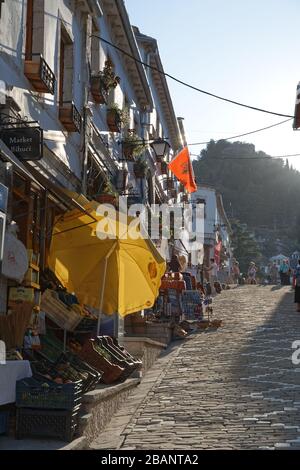 Gjirokaster friedliche Atmosphäre UNESCO-Welterbe Albanien Stockfoto