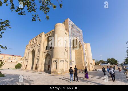 Madrasa Nadir Divan Begi Khanaka, auch Nadir Divan Beghi Khanaka, Buchara, Buchara, Usbekistan, Zentralasien, Asien Stockfoto