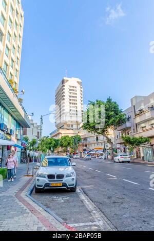 Ben Yehuda Straße Tel Aviv Stockfoto