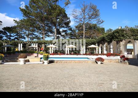 BaoDai Palace Dalat Vietnam Stockfoto